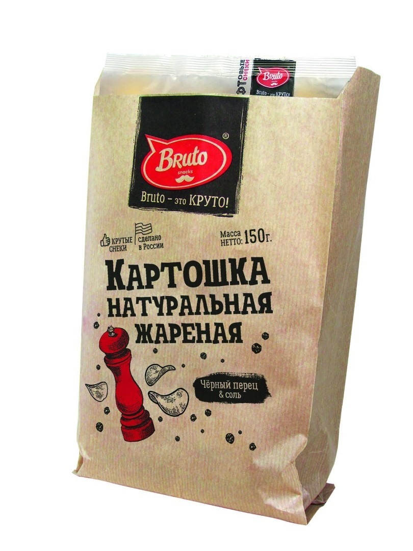 Картофель «Бруто» черный перец 130 гр. в Ленинск-Кузнецком