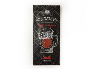 Ухо целое с красным перцем (150 гр.): Кнуты  Салями Чили 50 гр