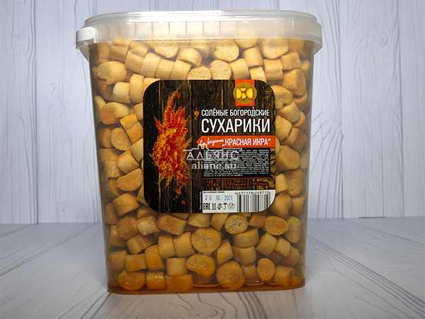 Сухарики с красной икрой в Ленинск-Кузнецком