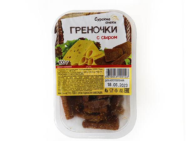 Сурские гренки со вкусом Сыра (100 гр) в Ленинск-Кузнецком