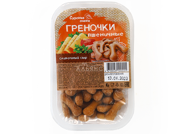 Сурские (ПШЕНИЧНЫЕ) Сливочный сыр (100 гр) в Ленинск-Кузнецком