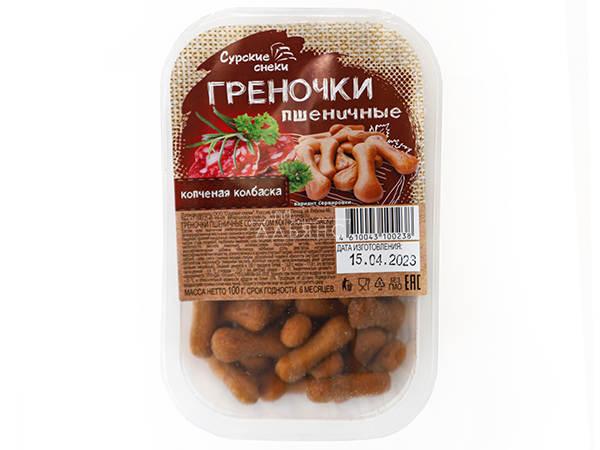 Сурские (ПШЕНИЧНЫЕ) Копченая колбаска (100 гр) в Ленинск-Кузнецком