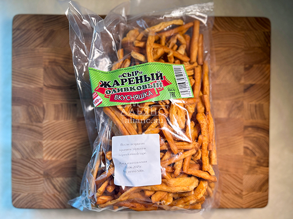 Жареный сыр "ВКУСНЯШКА" (Оливковый) 500гр. в Ленинск-Кузнецком