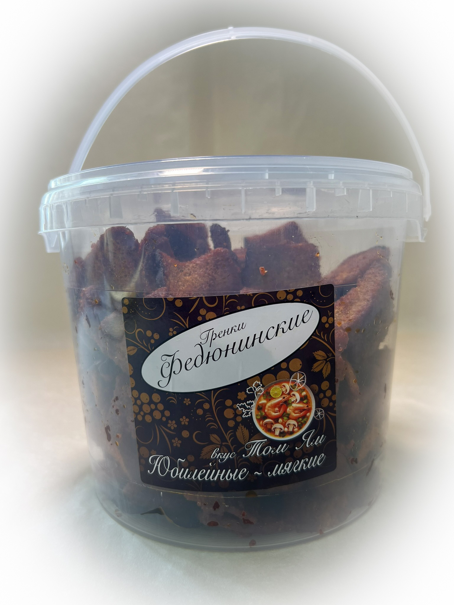 Гренки "ФЕДЮНИНСКИЕ" "Том ям" (ведро 900 гр.) в Ленинск-Кузнецком