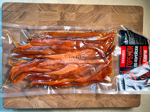 Горбуша соломка по-корейски в Ленинск-Кузнецком