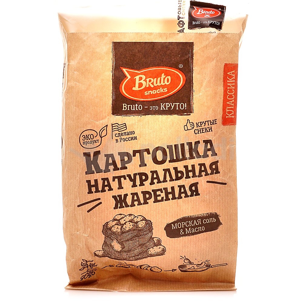 Картофель «Бруто» с солью 70 гр. в Ленинск-Кузнецком