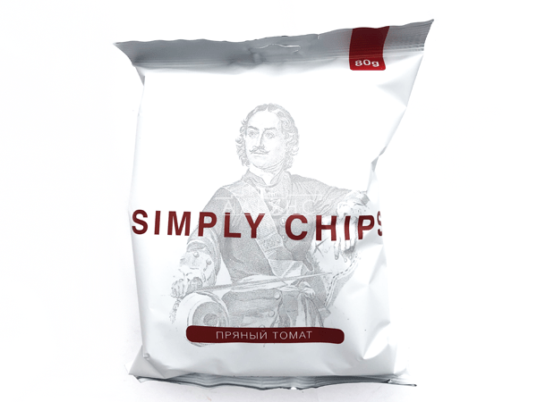 Картофельные чипсы "Simple chips" Пряный томат 80 гр. в Ленинск-Кузнецком